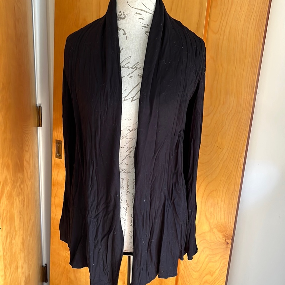 My Tribe black long sleeve cardigan
